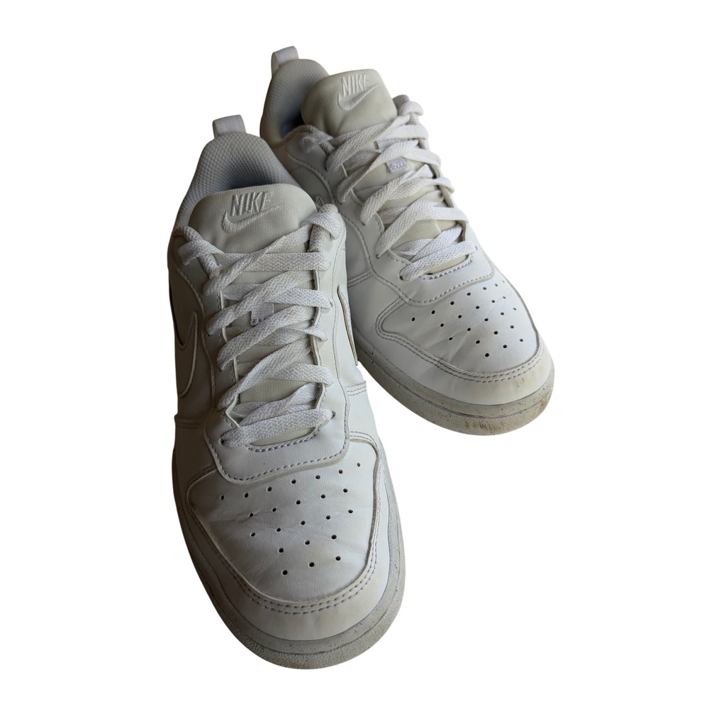 Nike Court Vision Low White Sneakers Youth Girls 7Y Women's 8.5 Eq DV5456-106